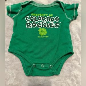 Colorado Rockies 0-3 month onesie